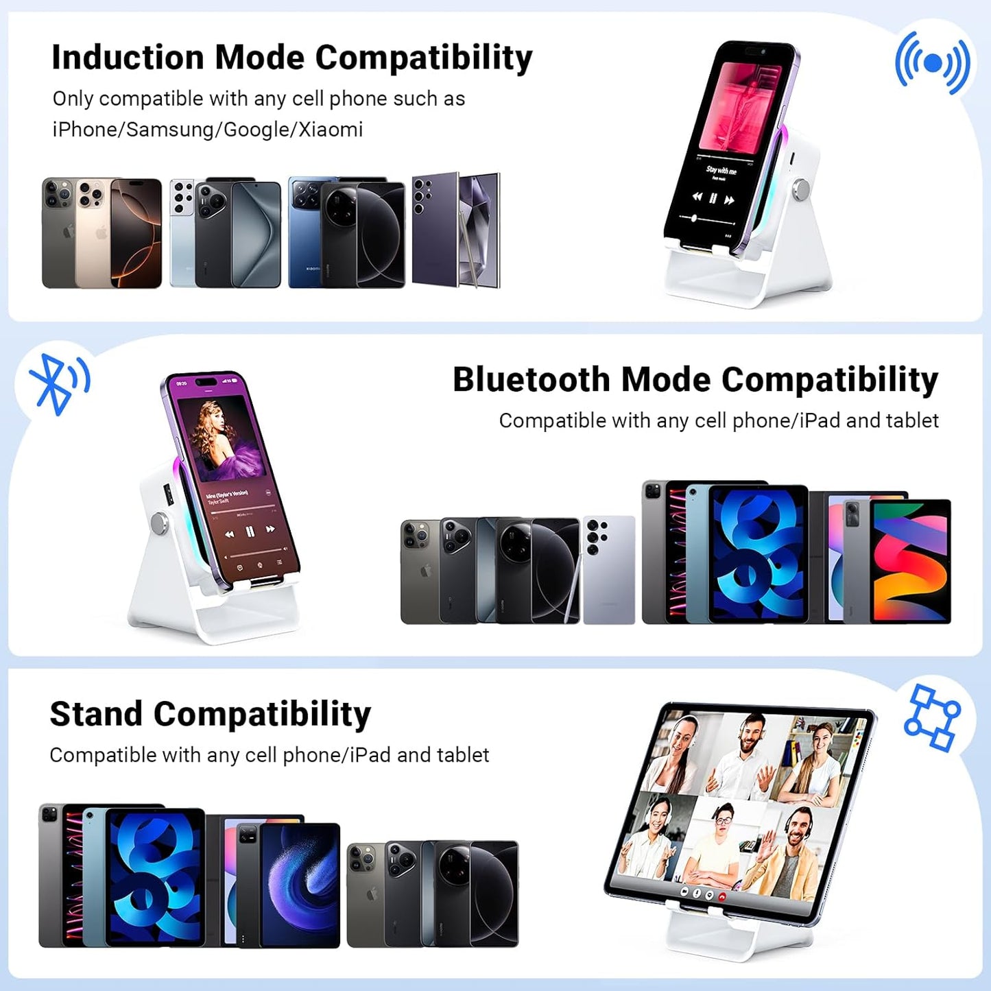 Wireless Speaker with Dynamic Lighting