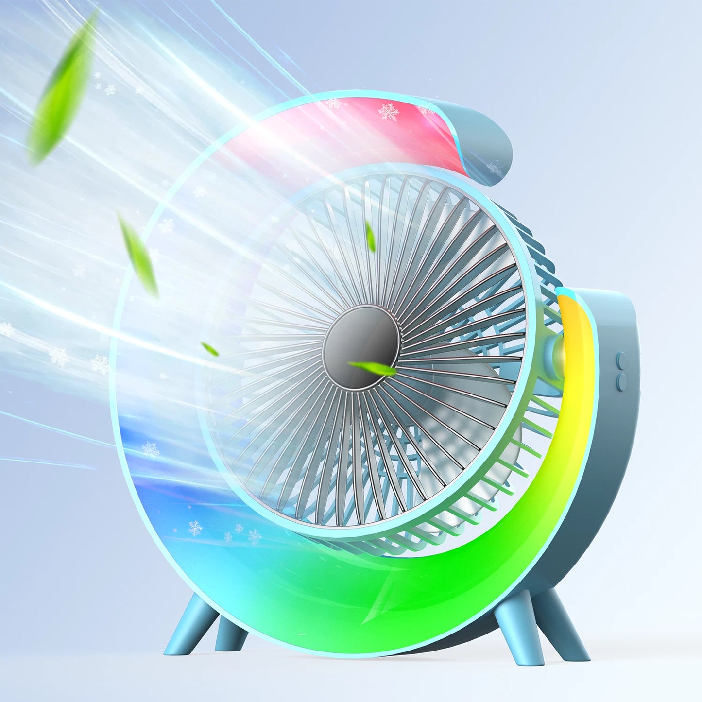 Portable Colorful Desktop Fan