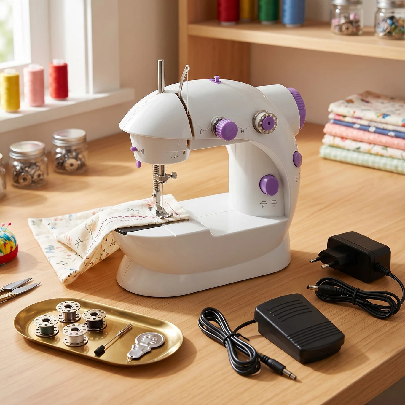 Mini Portable Electric Sewing Machine