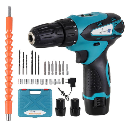 Cordless Electric Drill Kit Set