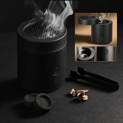 Rotating Flip Lid Electric Incense Burner