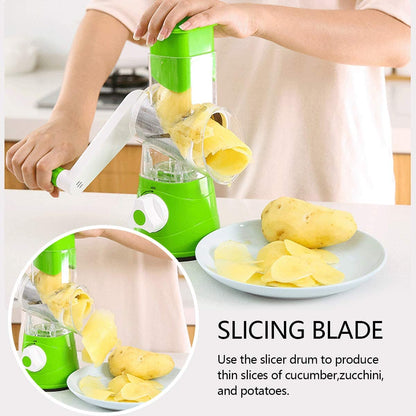 3-in-1 Multifunctional Rotary Vegetable Cutter