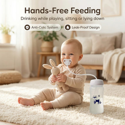 Hands-Free Baby Bottle