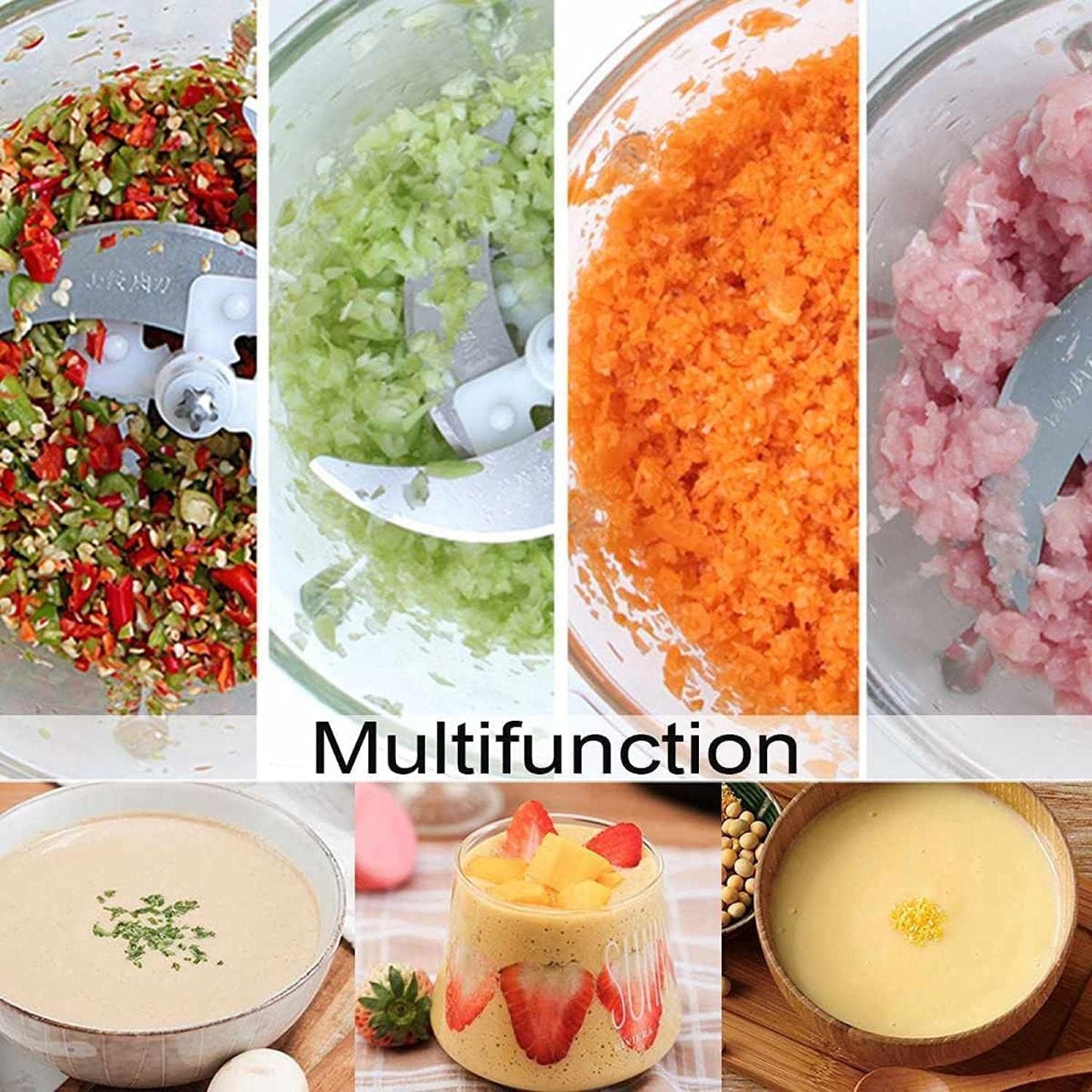 2L Electric Food Chopper 500W