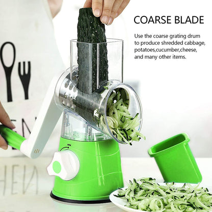 3-in-1 Multifunctional Rotary Vegetable Cutter