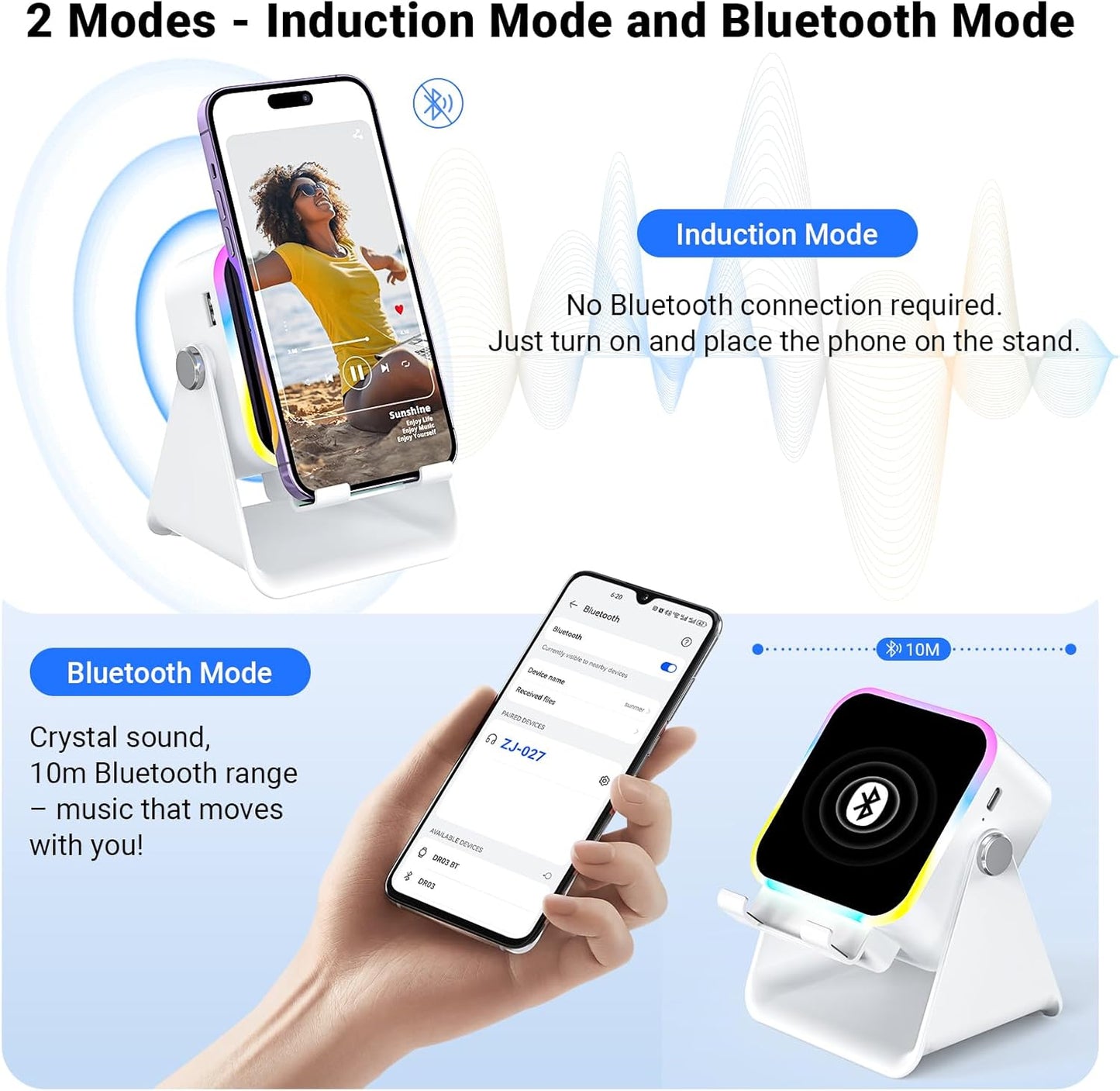 Wireless Speaker with Dynamic Lighting