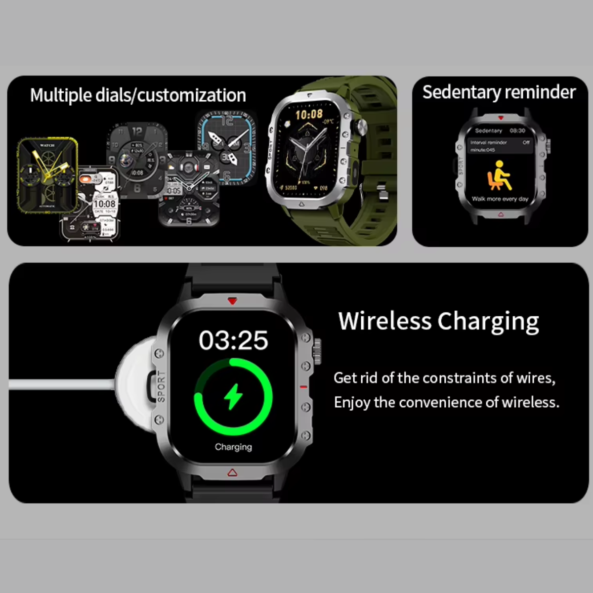 Rugged Sports Smartwatch