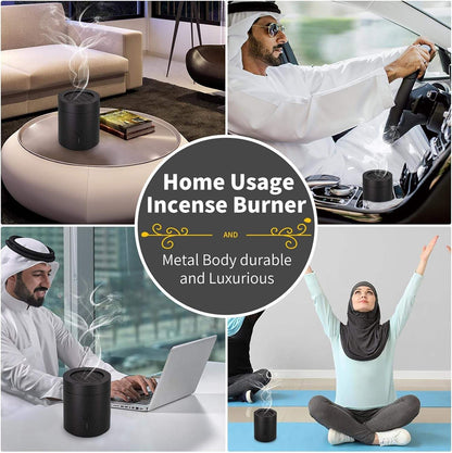 Rotating Flip Lid Electric Incense Burner