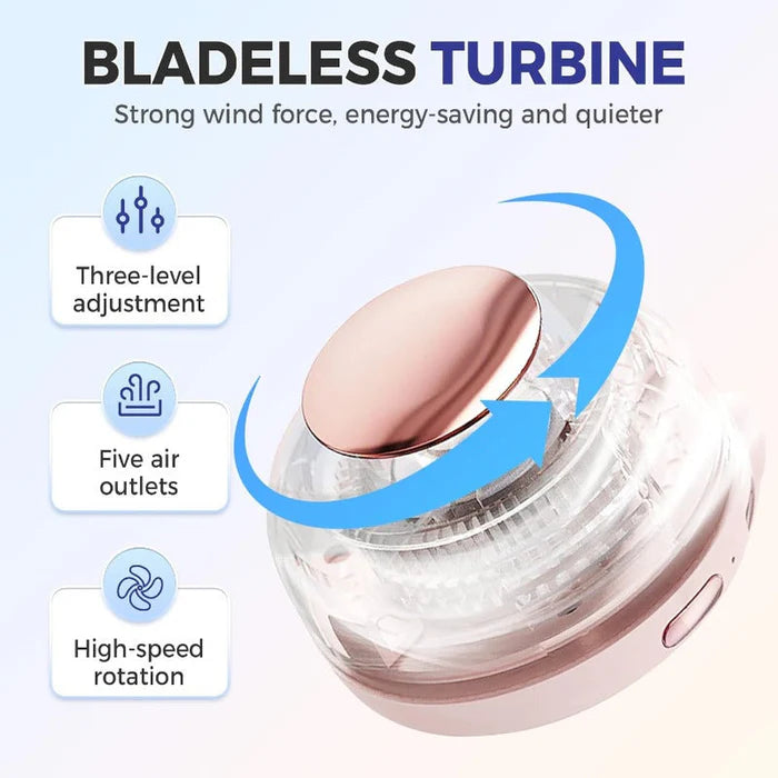 Portable Bladeless Clip Fan