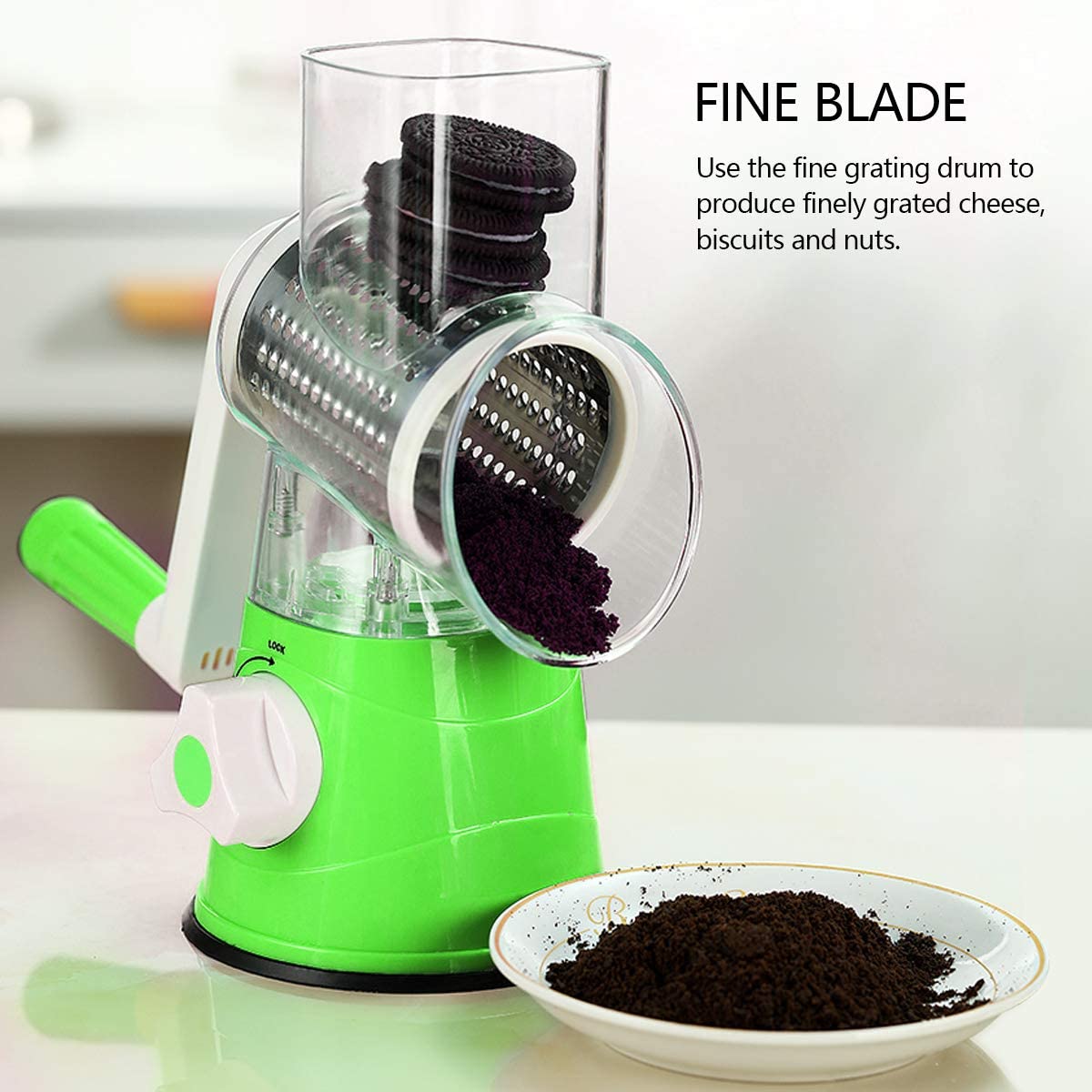 3-in-1 Multifunctional Rotary Vegetable Cutter