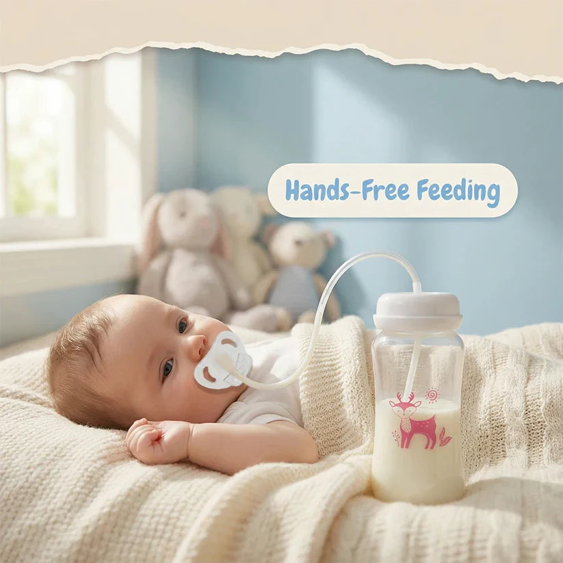 Hands-Free Baby Bottle
