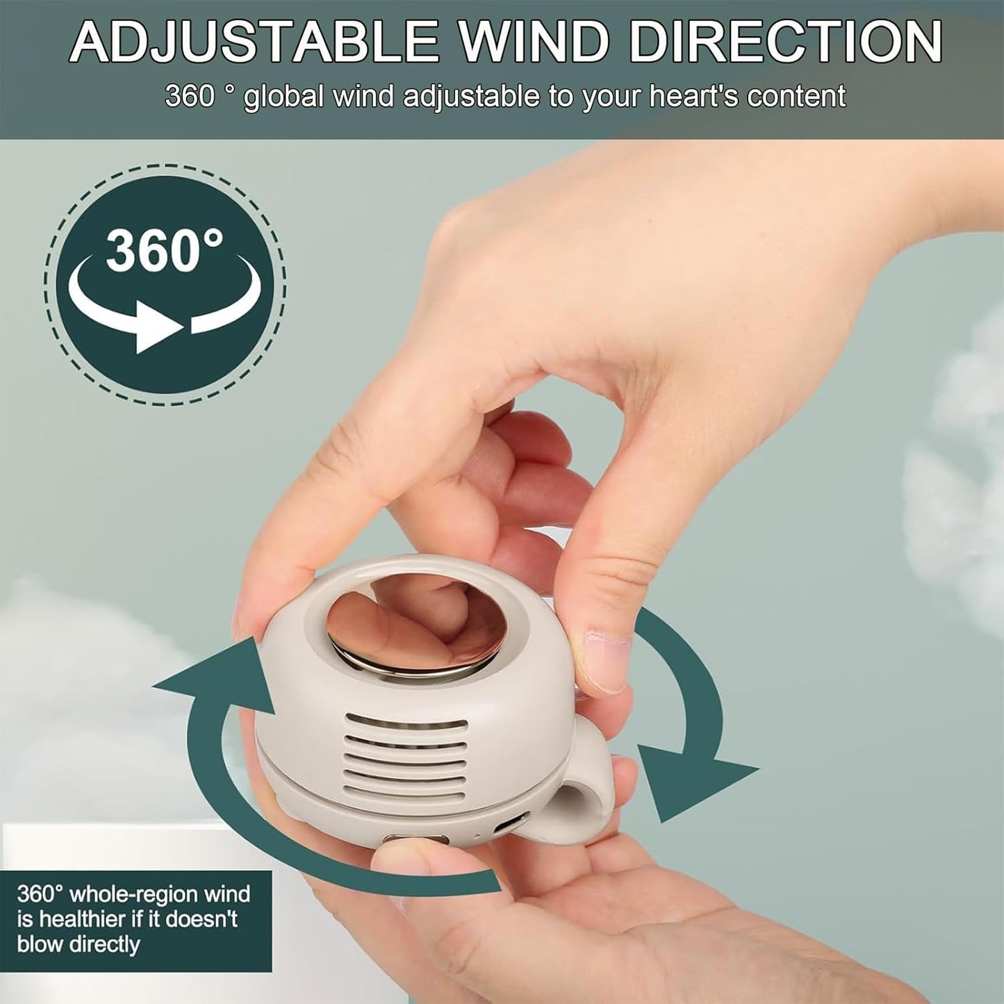 Portable Bladeless Clip Fan