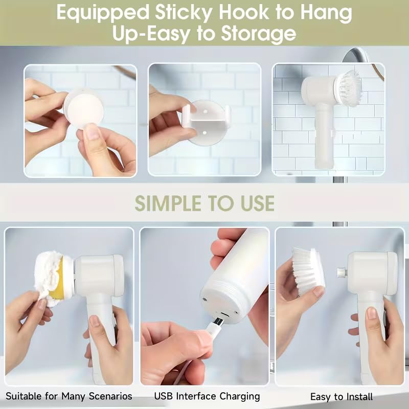 5 in 1 Electric Cleaning Brush