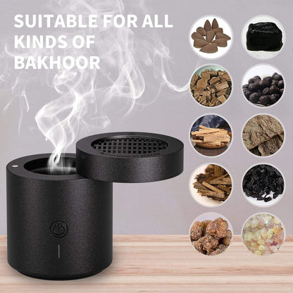 Rotating Flip Lid Electric Incense Burner
