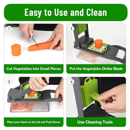 ChopEase® - 14 in 1 Multifunctional Vegetable Chopper
