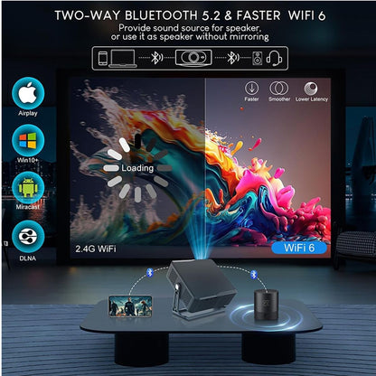 4K Portable Wireless Projector