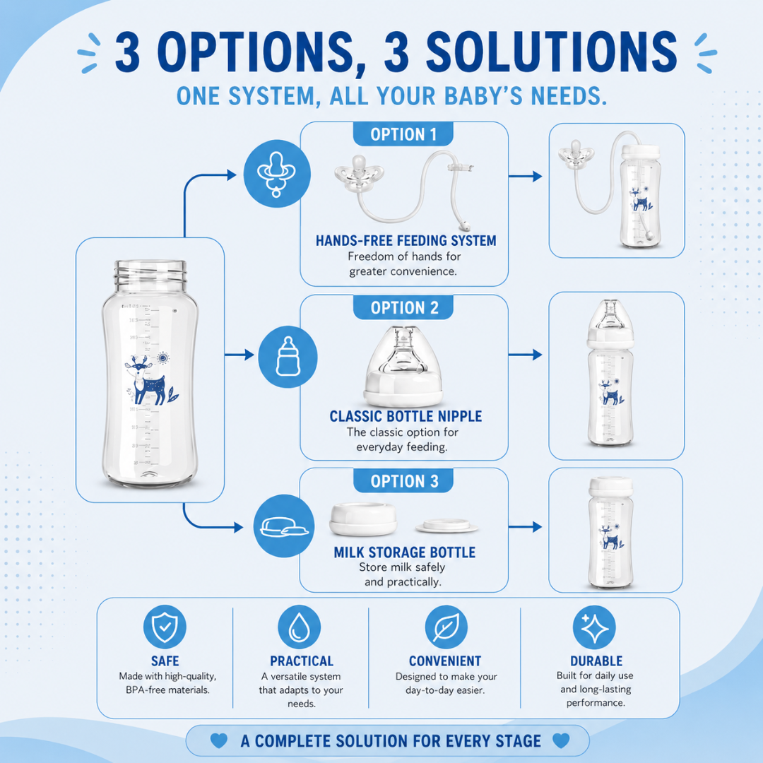 Hands-Free Baby Bottle