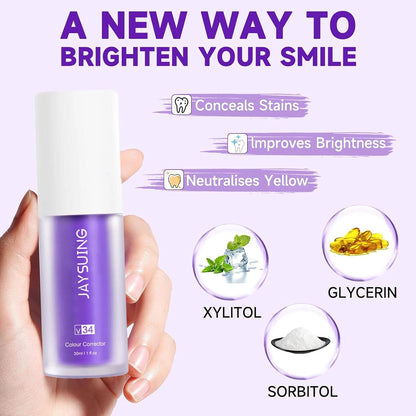 Purple Teeth Whitening Toothpaste