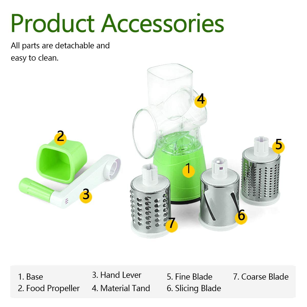 3-in-1 Multifunctional Rotary Vegetable Cutter