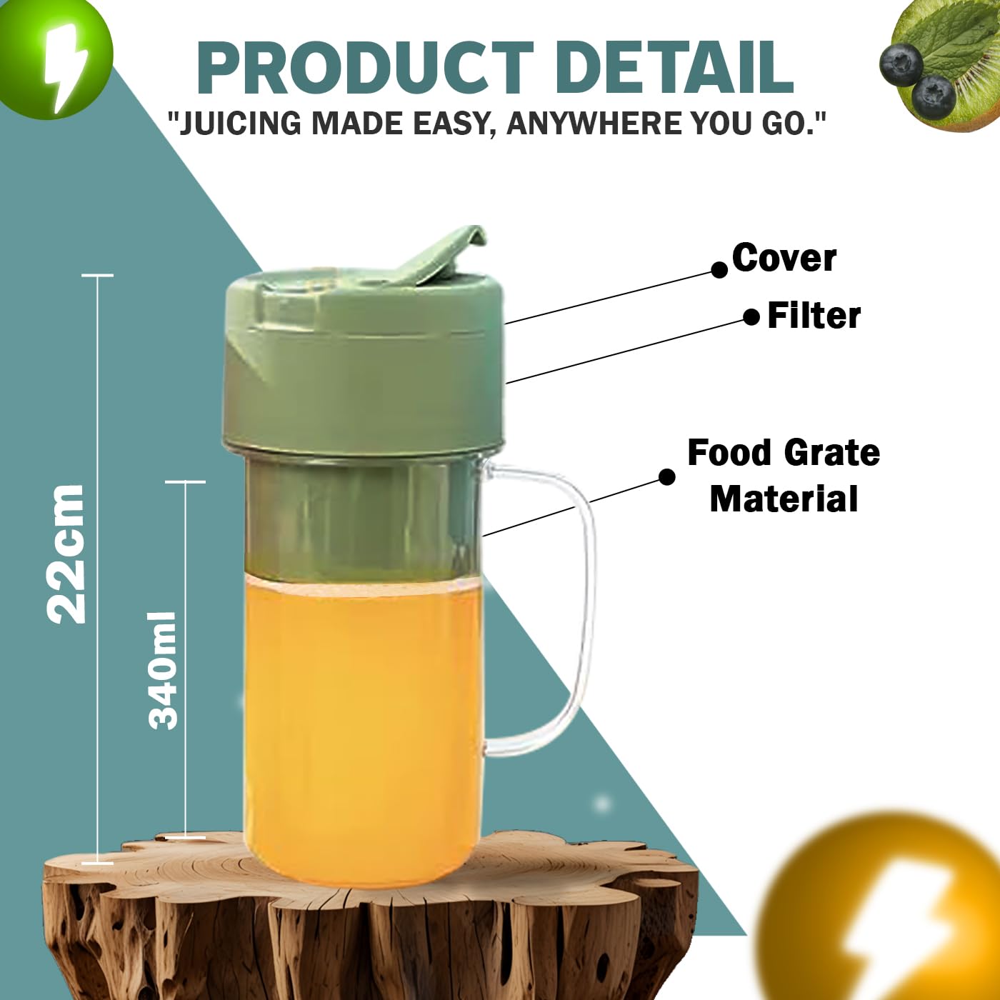 Portable Electric Juicer