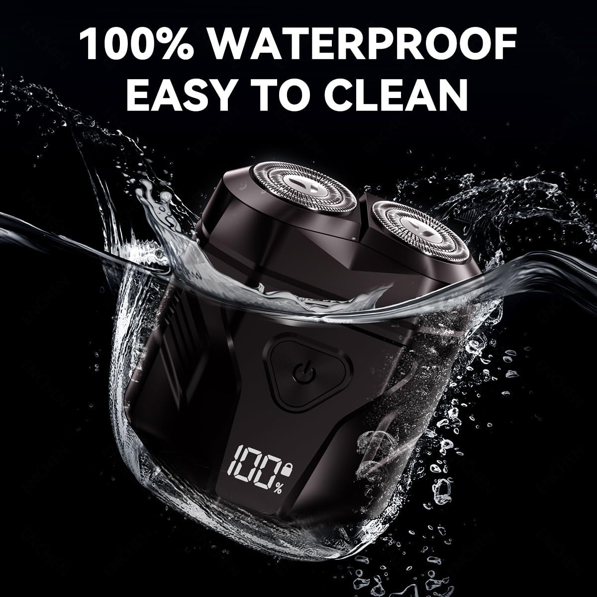 Novashave® - Portable Rotary Dual Ring Electric Shaver