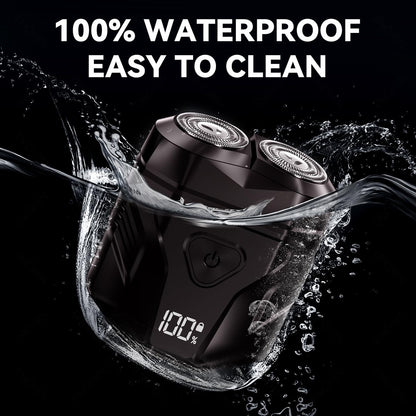 Novashave® - Portable Rotary Dual Ring Electric Shaver
