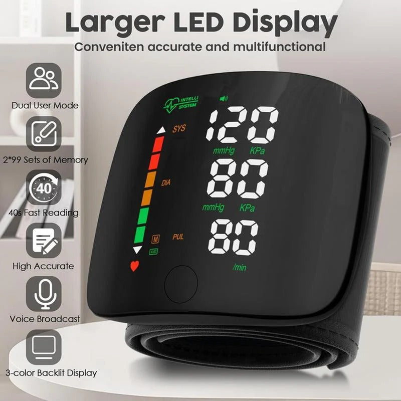 CardioSync® - Smart Wrist Blood Pressure Monitor