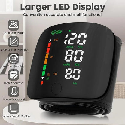 CardioSync® - Smart Wrist Blood Pressure Monitor