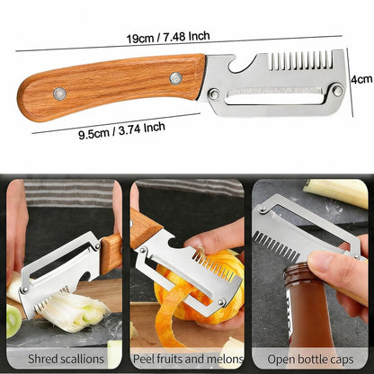 (BUY 1 GET 1 FREE) PeelNova - 3-in-1 Multifunctional Vegetable Peeler for Kitchen