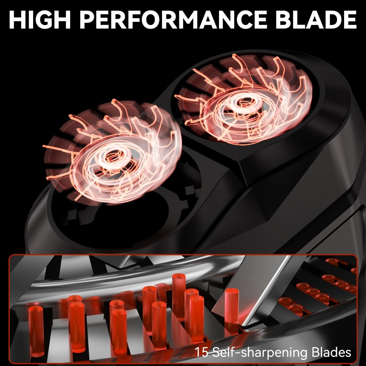 Novashave® - Portable Rotary Dual Ring Electric Shaver