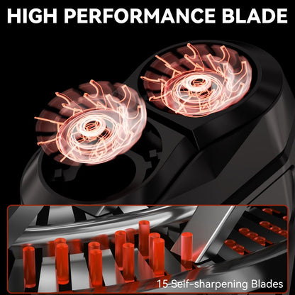 Novashave® - Portable Rotary Dual Ring Electric Shaver