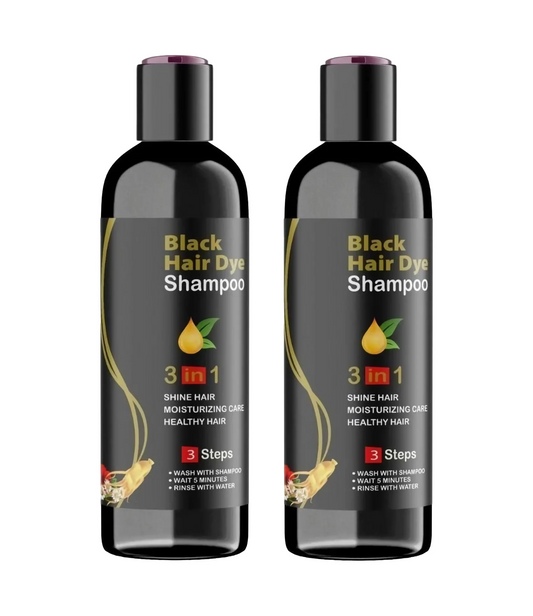 LushColour® - Natural Black Hair Dye Shampoo