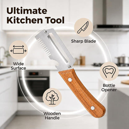 (BUY 1 GET 1 FREE) PeelNova - 3-in-1 Multifunctional Vegetable Peeler for Kitchen