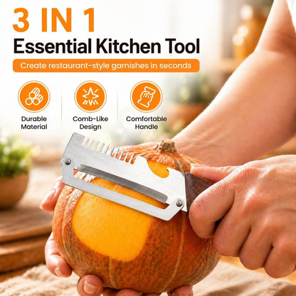 (BUY 1 GET 1 FREE) PeelNova - 3-in-1 Multifunctional Vegetable Peeler for Kitchen