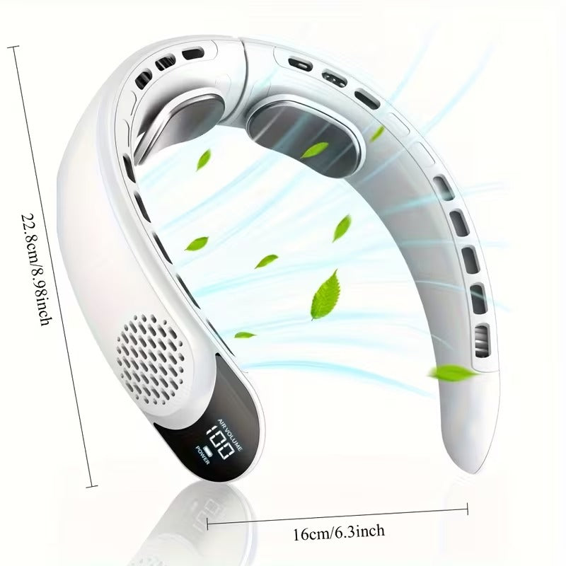 BreezeBand® – Portable Neck Fan for Refreshing 360° Airflow