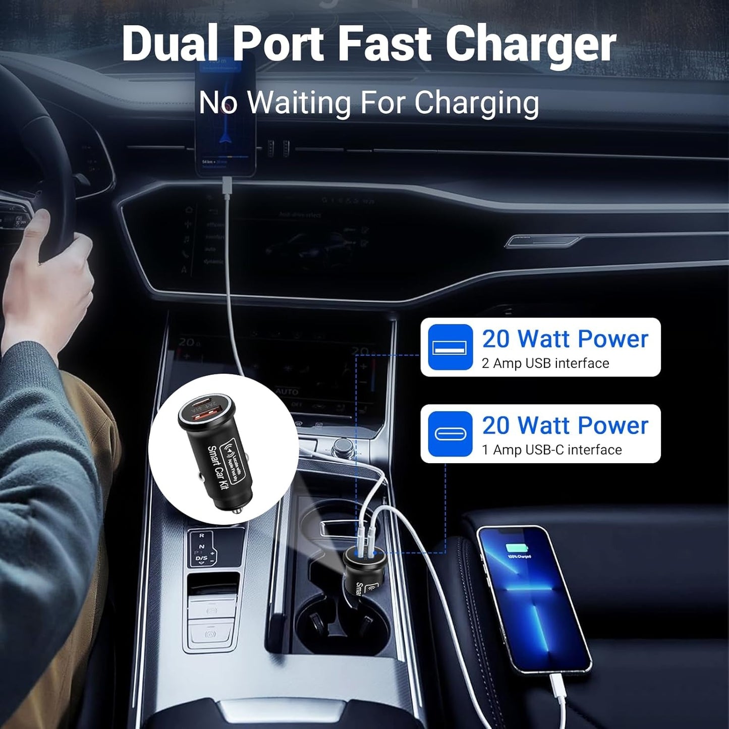 TrackNova® - 2 in 1 Car Tracker and Charger