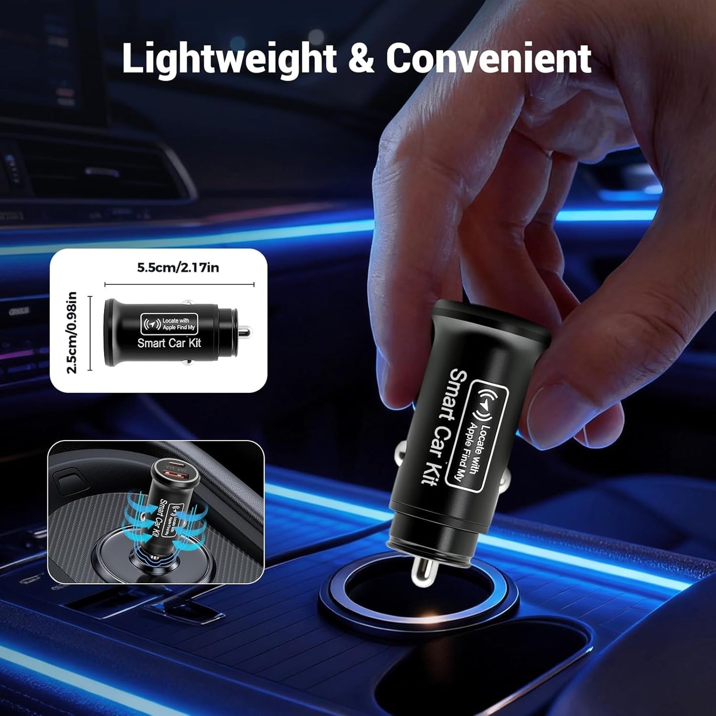 TrackNova® - 2 in 1 Car Tracker and Charger