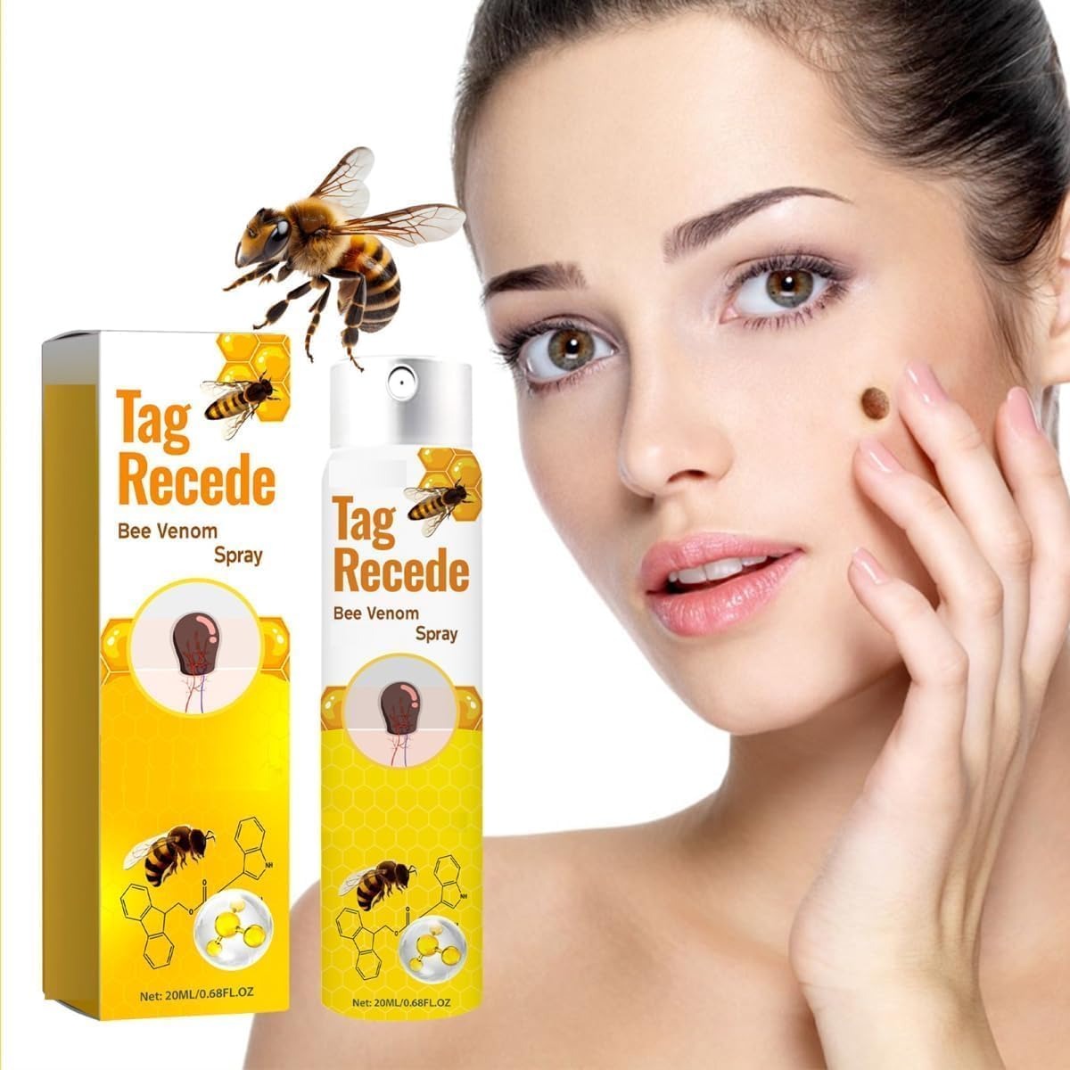 TagAway® - Painless Bee Venom Skin Tag & Mole Remover
