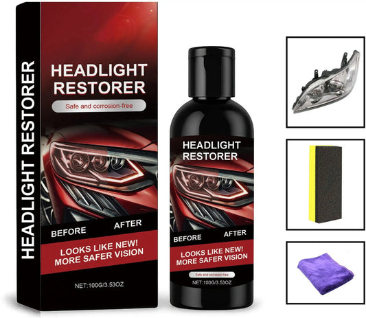 ClearBeam Pro® - Car Headlight Repair Fluid, Scratch Remover