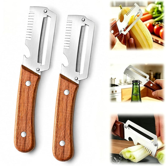 (BUY 1 GET 1 FREE) PeelNova - 3-in-1 Multifunctional Vegetable Peeler for Kitchen